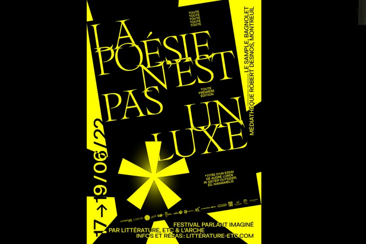 La po&eacute;sie n'est pas un luxe*