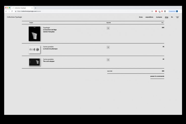 Typologie &mdash; site internet